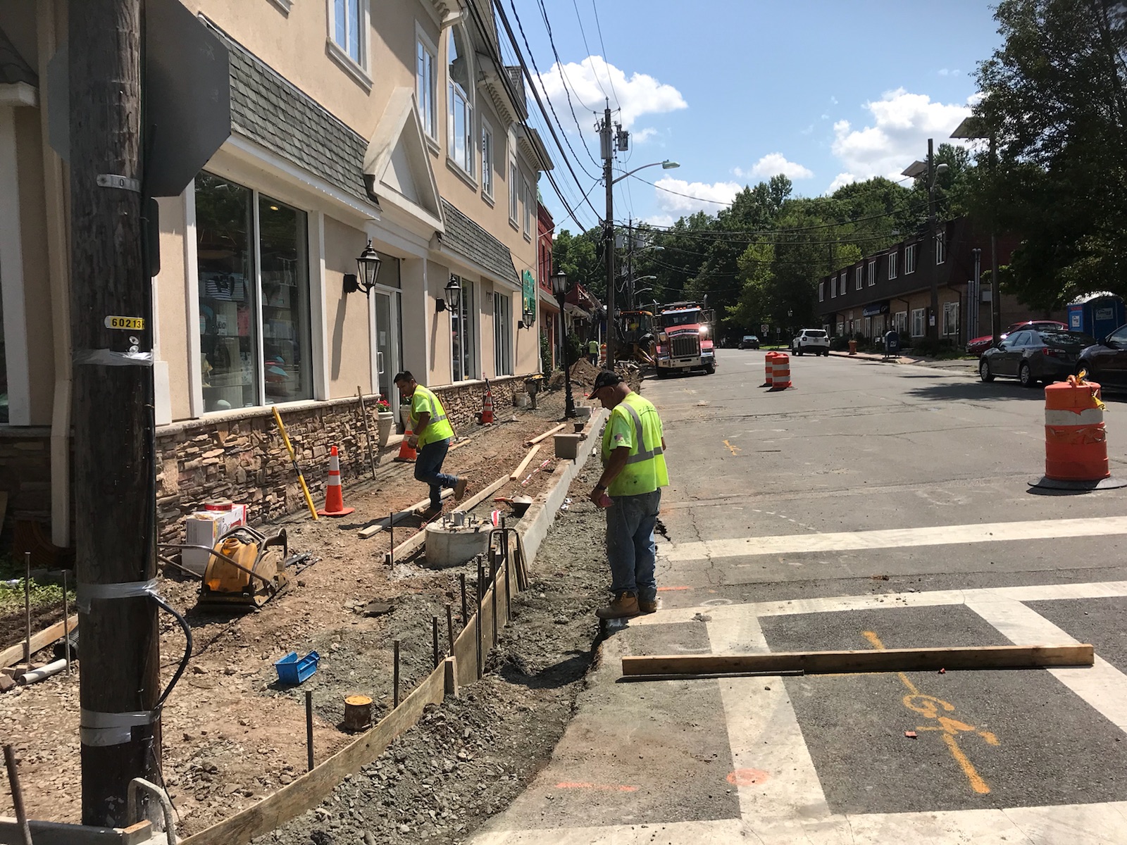 Haworth Downtown Improvement Work Underway — Pascack Press & Northern