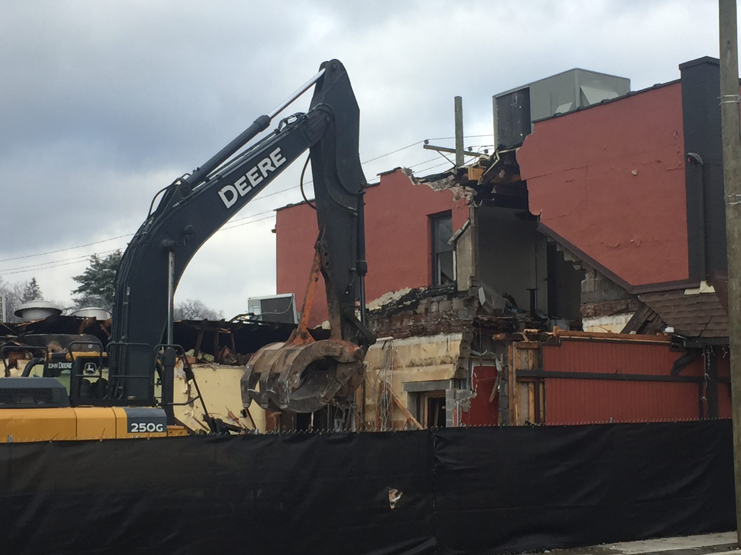 Emerson Demolitions Begin Cork Keg Says It S Stuck Pascack