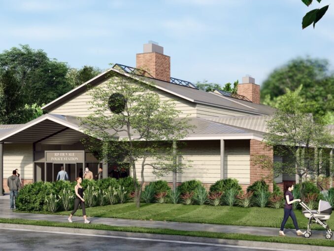 River Vale Township hired Settembrino Architects to design the New Public Safety Complex. Then firm says online, "The surrounding site caters to several neighborhoods on both Rivervale Road and Prospect Avenue, Settembrino Architects has approached the Public Safety Complex to have a more residential feel to fit within the neighborhood’s context."