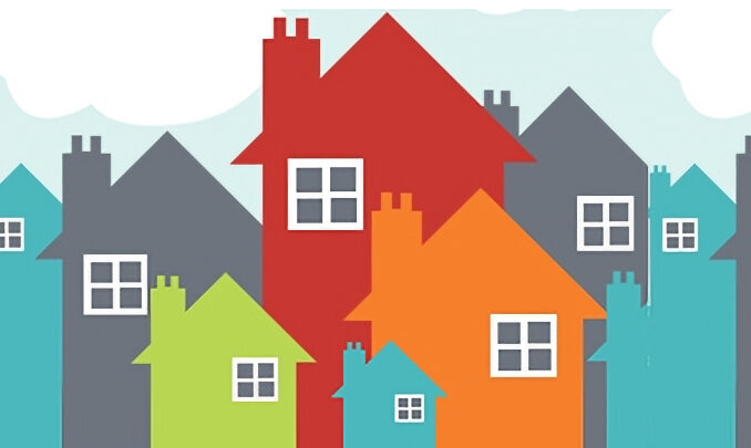 Affordable housing illustration.
