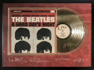 A Hard Day's Night is the third studio album by the English rock band the Beatles, released on 10 July 1964, with side one containing songs from the soundtrack to their film of the same name.