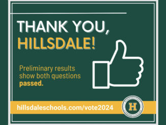 The $62.4 million referendum to fully renovate George White Middle School was approved by a majority of Hillsdale voters on Sept. 17, according to unofficial election results.