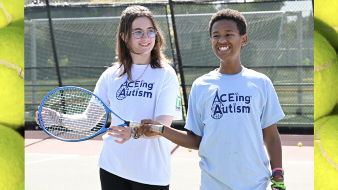 ACEing Autism is a non-profit organization whose mission is to help children with Autism Spectrum Disorder (ASD) grow, develop, and benefit from social connections and fitness through affordable tennis programming.