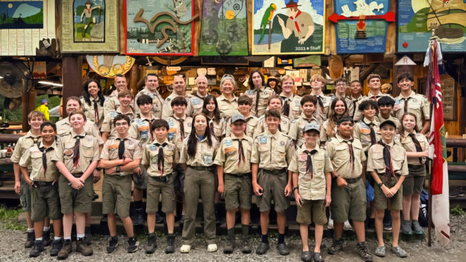 BSA Troop 321 Township of Washington, August 2024.