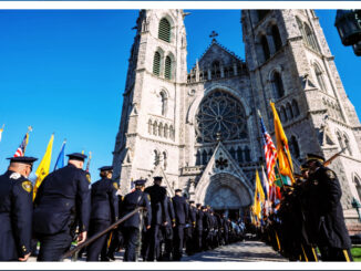 Police officers from throughout New Jersey will converge on Newark's Cathedral Basilica of the Sacred Heart to celebrate the dedication and sacrifices of law enforcement during the Archdiocese of Newark's 31st Annual Blue Mass on Thursday, Nov. 7, 2024. (Photo by Archdiocese of Newark/Julio Eduardo Herrera)