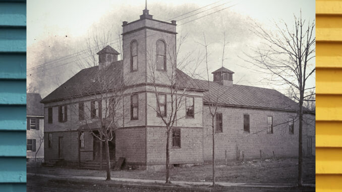 Foresters’ Hall, Kinderkamack Road in Park Ridge, circa 1900.