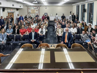 Honoring Service: The 2024 Park Ridge Community Service Award recipients gather in Council Chambers on Oct. 22, recognized for their dedication and contributions to the borough’s well-being. Photo: Park Ridge Boro on Facebook