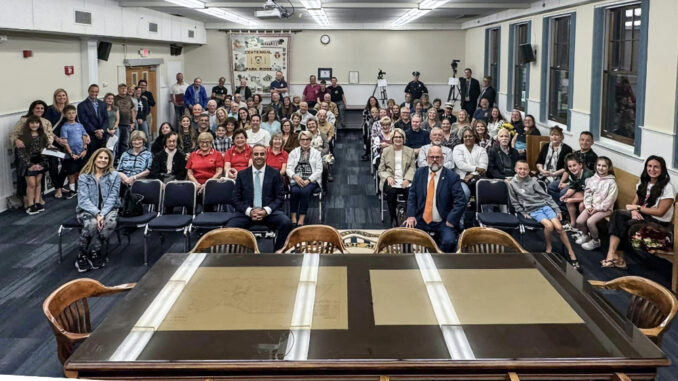 Honoring Service: The 2024 Park Ridge Community Service Award recipients gather in Council Chambers on Oct. 22, recognized for their dedication and contributions to the borough’s well-being. Photo: Park Ridge Boro on Facebook