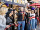 Westwood Mayor Ray Arroyo cuts a ribbon at Five Corners downtown, in a grand re-opening ceremony, on Oct. 19, 2024. Richard Frant/FrantVisuals