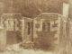 .The old schoolhouse after a fire in November 1908.