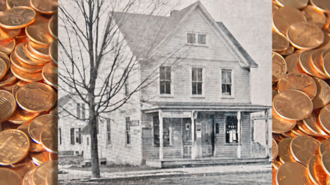 Park Ridge's post office on Hawthorne Avenue in the early 1900s.