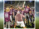 RV Head Coach Brett Rothenberger gets drenched by his players and they celebrate the big Super Bowl win. Mike Smith photo.