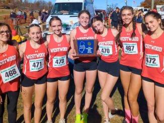 The day they made local history with a state sectional win at Garret Mountain. From left to right: Danielle Arcuri, Madison Mahoney, Sophia Rasmussen, Ava Colella, Brooke Colella, Nina Almeida, and Alice Rappazzo. RICHARD FRANT/FRANTVISUALS