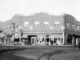 Westwood Avenue meets Broadway in this Westwood snap from December 1938. Tenants have come and gone but the building housing them remains essentially unchanged—storefront alterations notwithstanding.