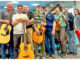 Veterans and supporters gather at the Bethany Community Center in Washington Township for the Guitars for Veterans program, where they build connections and find joy through music. The program is hosted by VFW Post 6192, Photo courtesy Jim Gerbig.