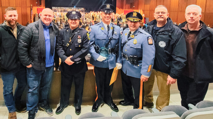 "Park Ridge PD welcomes new leadership and celebrates milestones: Chief Joseph Rampolla was sworn in Tuesday, marking the start of his tenure. Thomas Arcaro Jr. also joined the force and begins academy training next week. Officer Carlos Alicea graduated from the Bergen County Police Academy, earning the Third Place Top Gun Award for marksmanship. Via PRPD on Facebook.