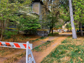 Quite a tussle! Following years of negotiation, the narrow tract of 450 Pascack Road is now the property of the Township of Washington. Michael Olohan photo.