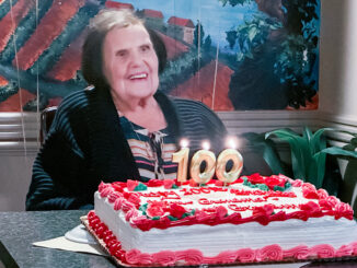 Borough officials and other friends joined the large Van Eck family in celebrating the 100th birthday of Florence Guarneri Van Eck at Granita Grille. Via Ray Arroyo on Facebook