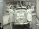 Class of 1965 graduates stage a playful photograph for the 1965 yearbook.