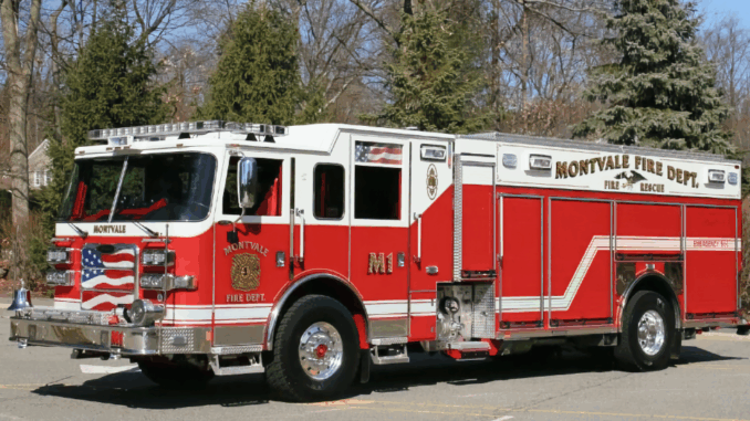 Montvale Fire apparatus Montvale Volunteer Fire Department via Facebook