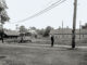 In news articles of the 1920s, this section of open space in downtown Westwood was often referred to as Center Park. With the new station built there, in the 1930s it became Station Plaza Park. On Memorial Day in 1949, it was renamed Veterans Memorial Park.