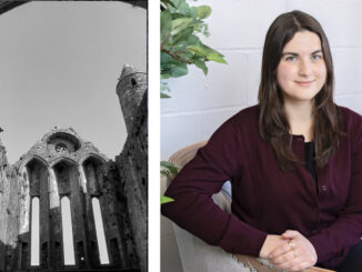 View Ariana Gavriilidis' "Europe in Black and White" photographs on view at Demarest Public Library during the month of July, among them "Sunday Service" (8x10, 2019).