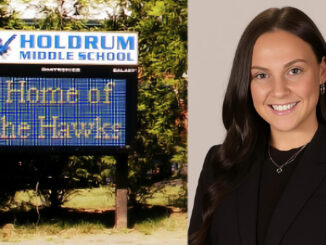Julieann McKeary at Holdrum Middle School.