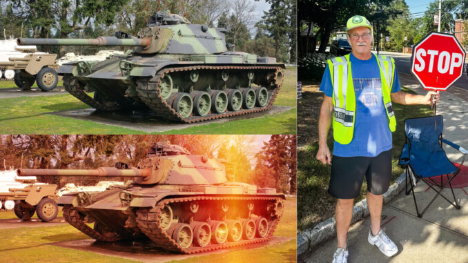 Steets and M60 An M60 tank at the Lewis Army Museum at Joint Base Lewis-McChord in Washington State; Bob Steets retains stopping power. Courtesy photos.