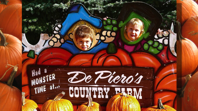 DePiero’s Farm- The end of an era Oden and Wes Nazzaro of Chestnut Ridge had moved from Brooklyn and enjoyed the Halloween fun at DePiero’s in 2015. This Aug. 28 marked the last day of DePiero’s, but the farmland will keep busy thanks to an investment from the Borough of Montvale. Susan McTigue/file photo.