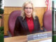 Councilwoman Jill McGuire, honored with a plaque and flowers by the mayor and council for nearly seven years of service, including two as chair of the local historic preservation committee. McGuire resigned effective Aug. 31, citing an upcoming move from the community.