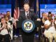 Rep. Josh Gottheimer honored 21 Fifth District residents as Hometown Heroes during a July 18 ceremony at the Hackensack Performing Arts Center, including Joseph Bianco of Closter, Barry Wood of Harrington Park, Robert Tracy of Norwood, and Lisa Blumer of Teaneck. Courtesy photo.