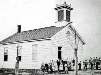 The District 20 schoolhouse and student body circa 1890. This school stood at Piermont Avenue and Rivervale Road in what is now River Vale, serving a rural community of fewer than 200.