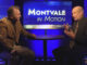 Tuned in: Anthony “Tony” Salerno Jr., left, hosts Pascack Press senior reporter Michael Olohan on “Montvale in Motion” in late August. Salerno also recently interviewed residents singer/actress/teacher/director Rachel Menconi, Mayor Michael Ghassali, and Bergen County Commissioner Tom Sullivan. Screenshot.