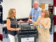 Township Clerk Sue Witkowski talks with Bergen County elections officials Debra Francica and Wes Wagner following their Sept. 24 presentation to residents on the upcoming Nov. 4 General Election, which includes the statewide race for governor. Mike Olohan photo.