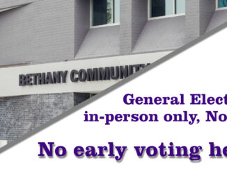 Township of Washington's Bethany Center hosts in-person voting Nov. 4 — not early voting