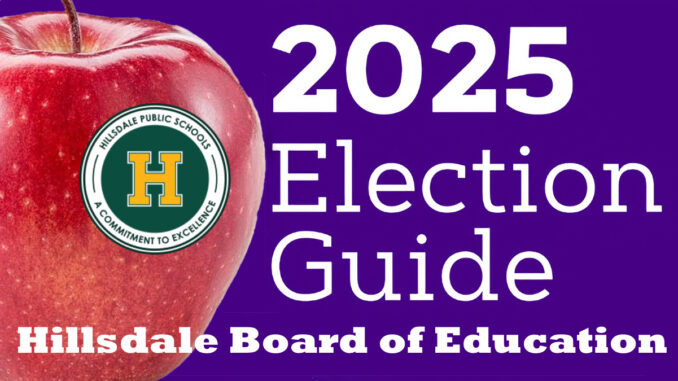 Hillsdale BOE election 2025 Hillsdale BOE election 2025
