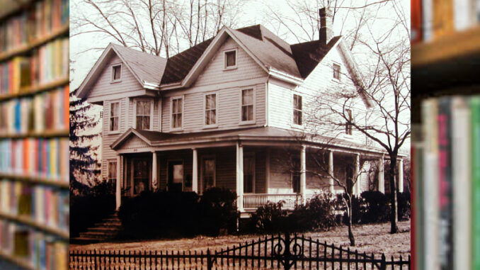 The Vorrath farmhouse, at the corner of Hillsdale Avenue and Yesler Way, has been the home of the Hillsdale Free Public Library since 1957.
