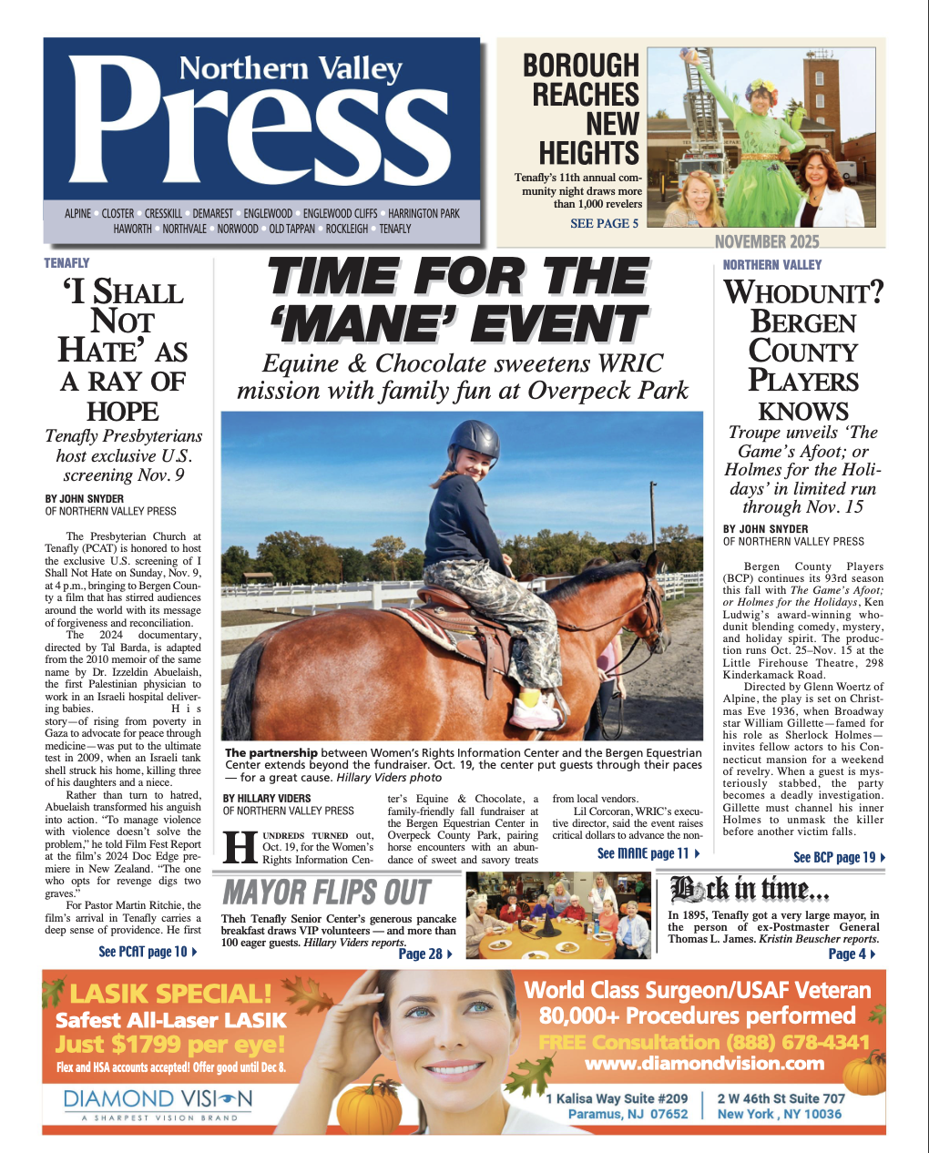 Northern Valley Press — November 2025 cover