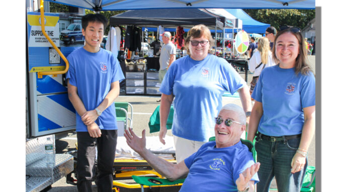 RVAC 2025 Town Day Members of the River Vale Ambulance Corps add to the festive spirit at River Vale Day 2025. Via Skylar Fay.