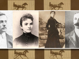 These Westwood residents got more excitement than they bargained for when their carriage was accosted by highwaymen this week back in 1895: Charles C. Clark, Effie Clark, Francis Vela, and Mary Louise Vela.