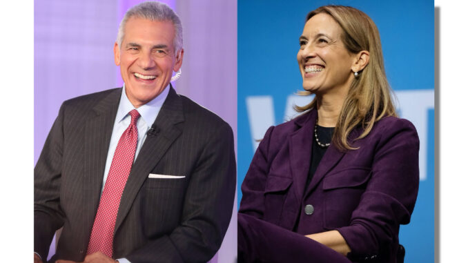 Republican Jack Ciattarelli, a former assemblyman, and Democrat Mikie Sherrill, a four-term congresswoman, were the front-runners in NJ Monitor's governor’s race. (Photos by Amanda Brown and Reena Rose Sibayan)