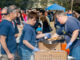 Volunteers work Montvale's inaugural Town Day at the Farm at the former DePiero property on Craig Road Oct. 18, 2025. The borough acquired the land and intends to keep it for agricultural and recreational uses. John Snyder photo.