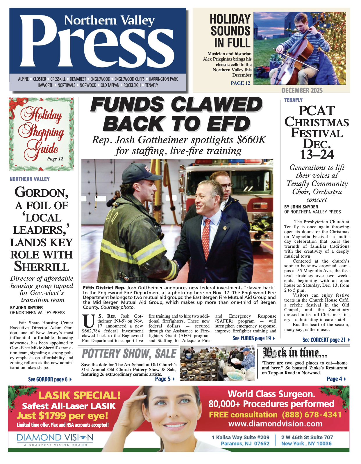 Northern Valley Press — December 2025 cover