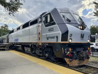 An NJ TRANSIT Pascack Valley Line train at Montvale Station. (File photo)