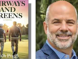 Westwood's Rich Poggi and his first novel.