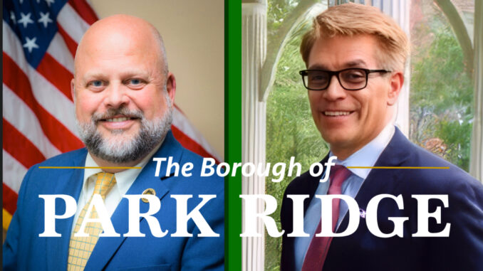 Park Ridge, N.J. Mayor Keith Misciagna and 2026 Council President John Cozzi. Courtesy photos.