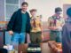 Henry Herzing (center), a Scout with Troop 350, helps run a candy sale fundraiser Feb. 1 at Saint Andrew’s Church in support of his Eagle Scout project, which will assemble “Healing Go Bags” for children and families at Hackensack Meridian Children’s Hospital. Courtesy photo.