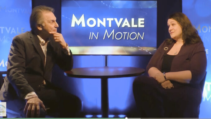 Tuned in: Pascack Press Back In Time columnist Kristin Beuscher appears as a guest on Montvale in Motion, discussing Pascack Valley history and upcoming programs at the Pascack Historical Society.