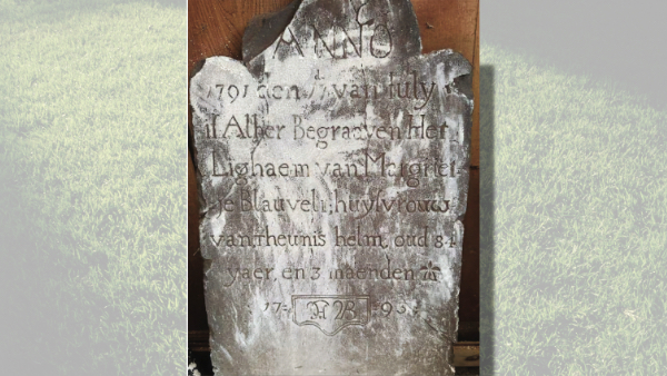 How did this local marker end up in Stillwater? Courtesy Harrington Park Historical Society.