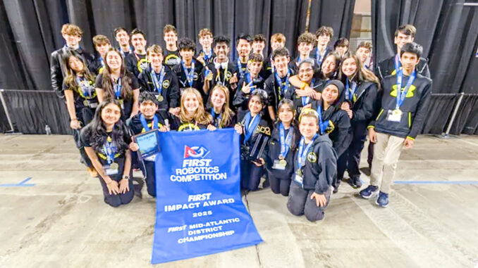 Students from Hillsdale, River Vale, Montvale, and Woodcliff Lake—members of Team 1676, the Pascack Pi-oneers—are raising funds to compete at the FIRST Robotics World Championship in Houston.